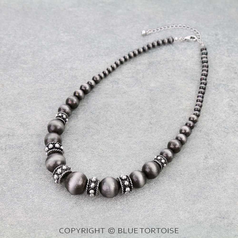 Navajo Style Pearl Necklace