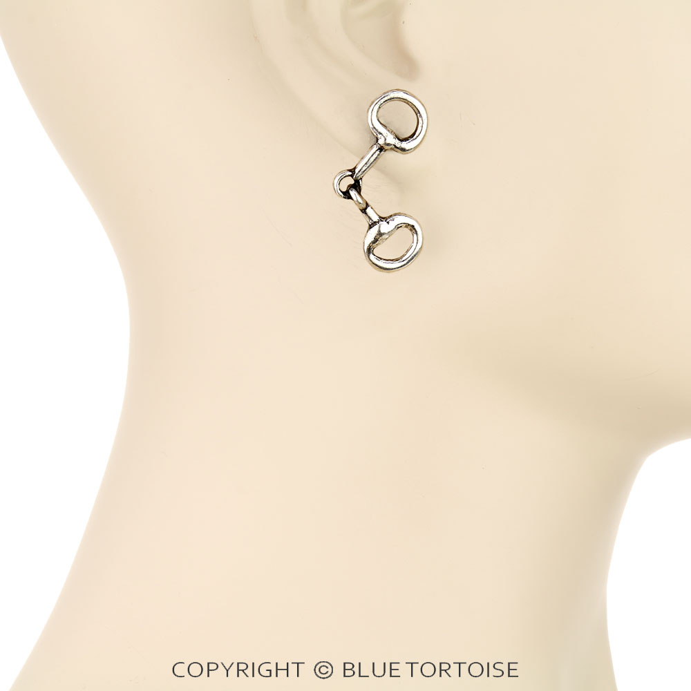 Western Horse Saddle Stud Earrings - Image 2