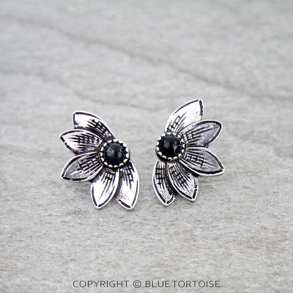Western Sunflower Stud Earrings