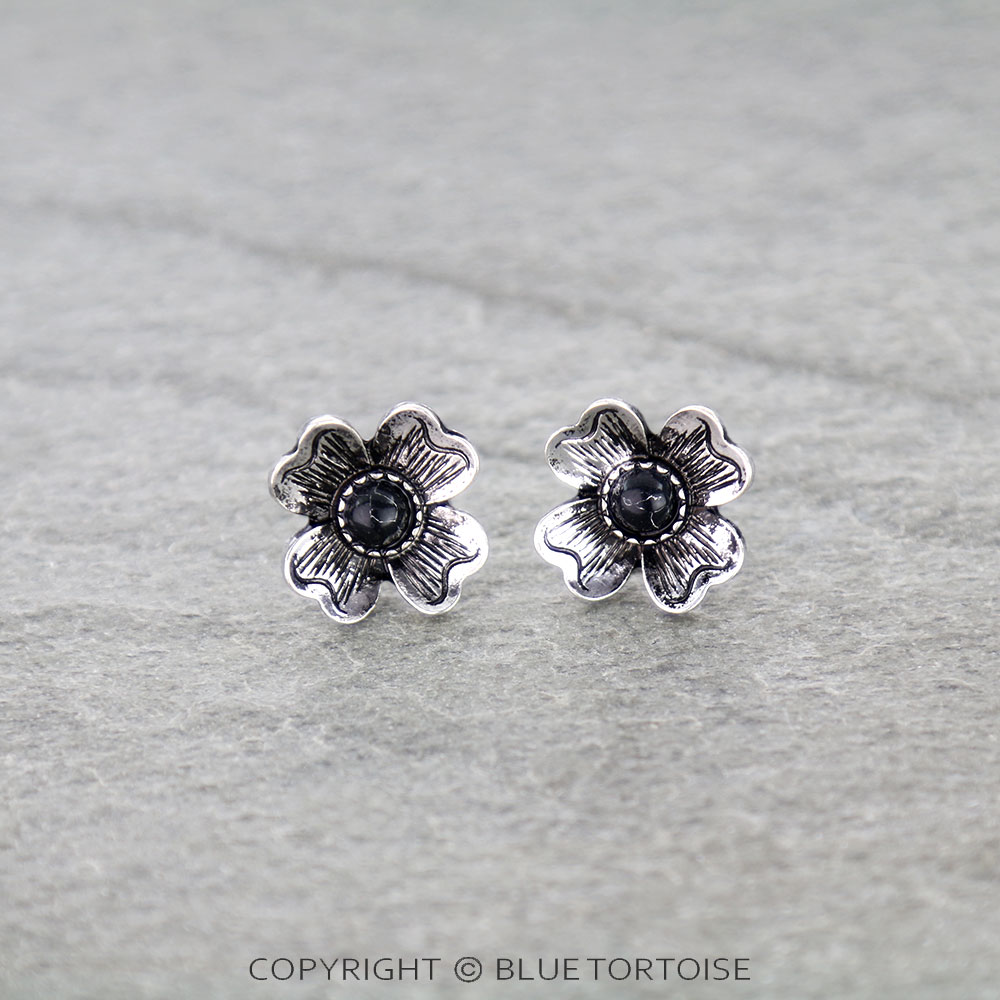 Western Flower Stud Earrings