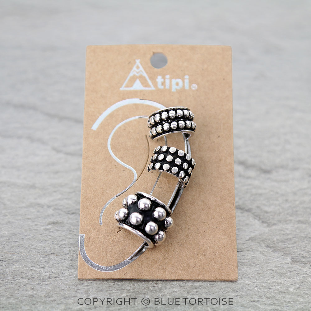 Western Bubble Ear Cuff Earrings - Image 2