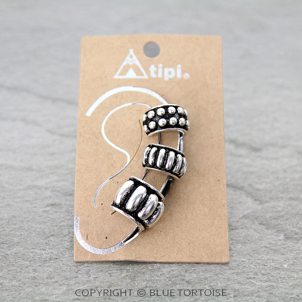 Western Bubble Ear Cuff Earrings - Image 2