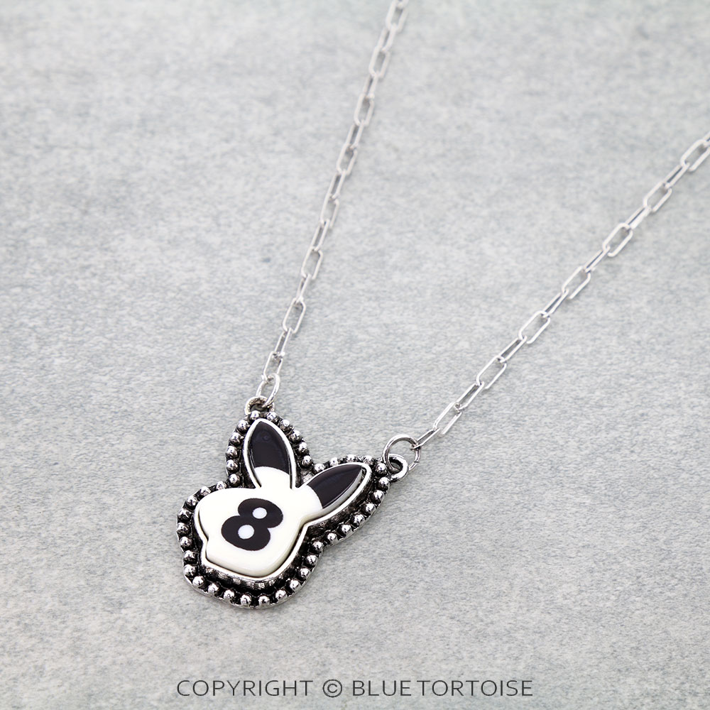 8 Ball Bunny Necklace - Image 3