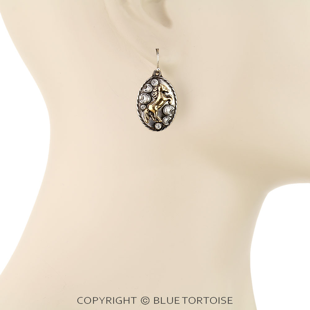 Western Hose Dangle Earrings - Image 2