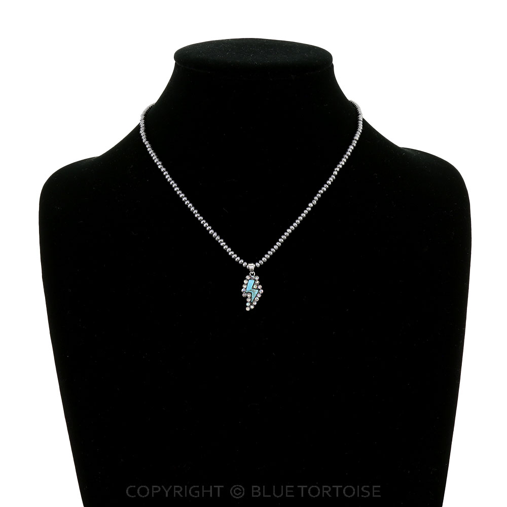 Western Thunder Paved Stone Necklace - Image 2