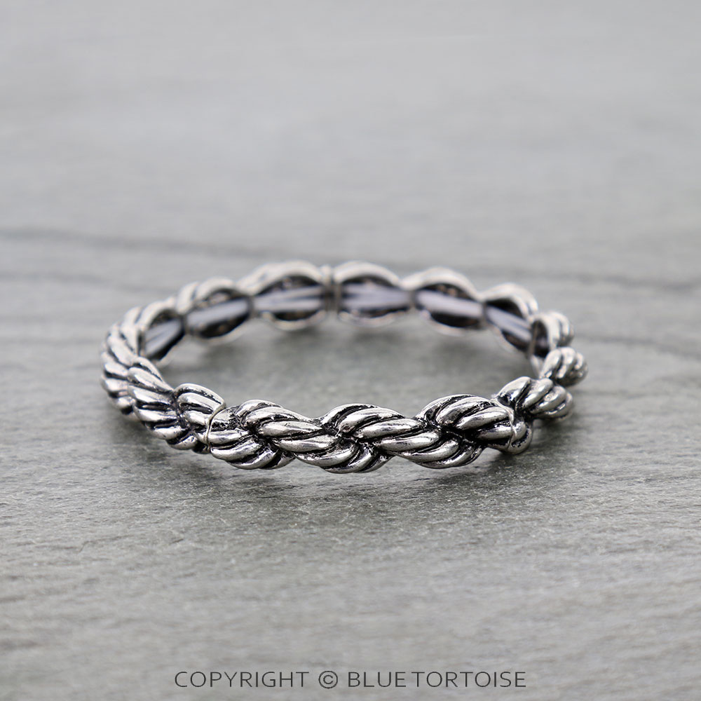 Western Rope Twist Stretch Bracelet
