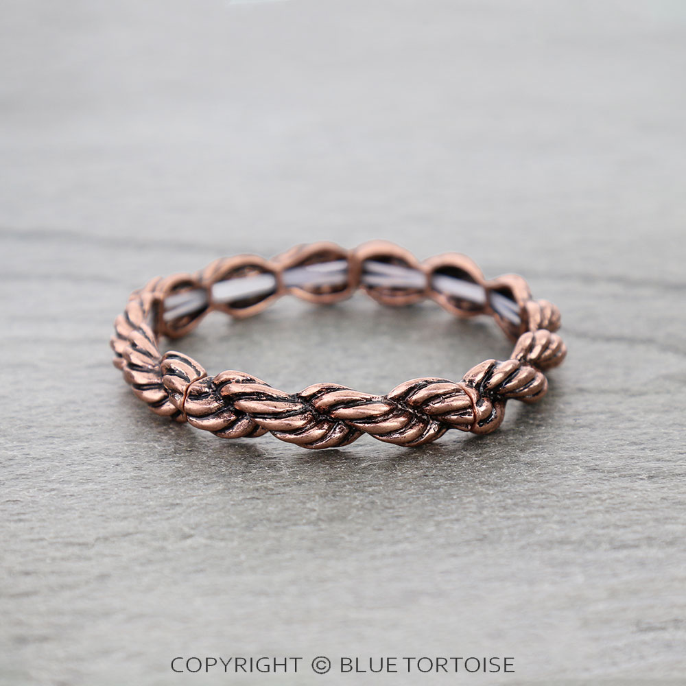 Western Rope Twist Stretch Bracelet