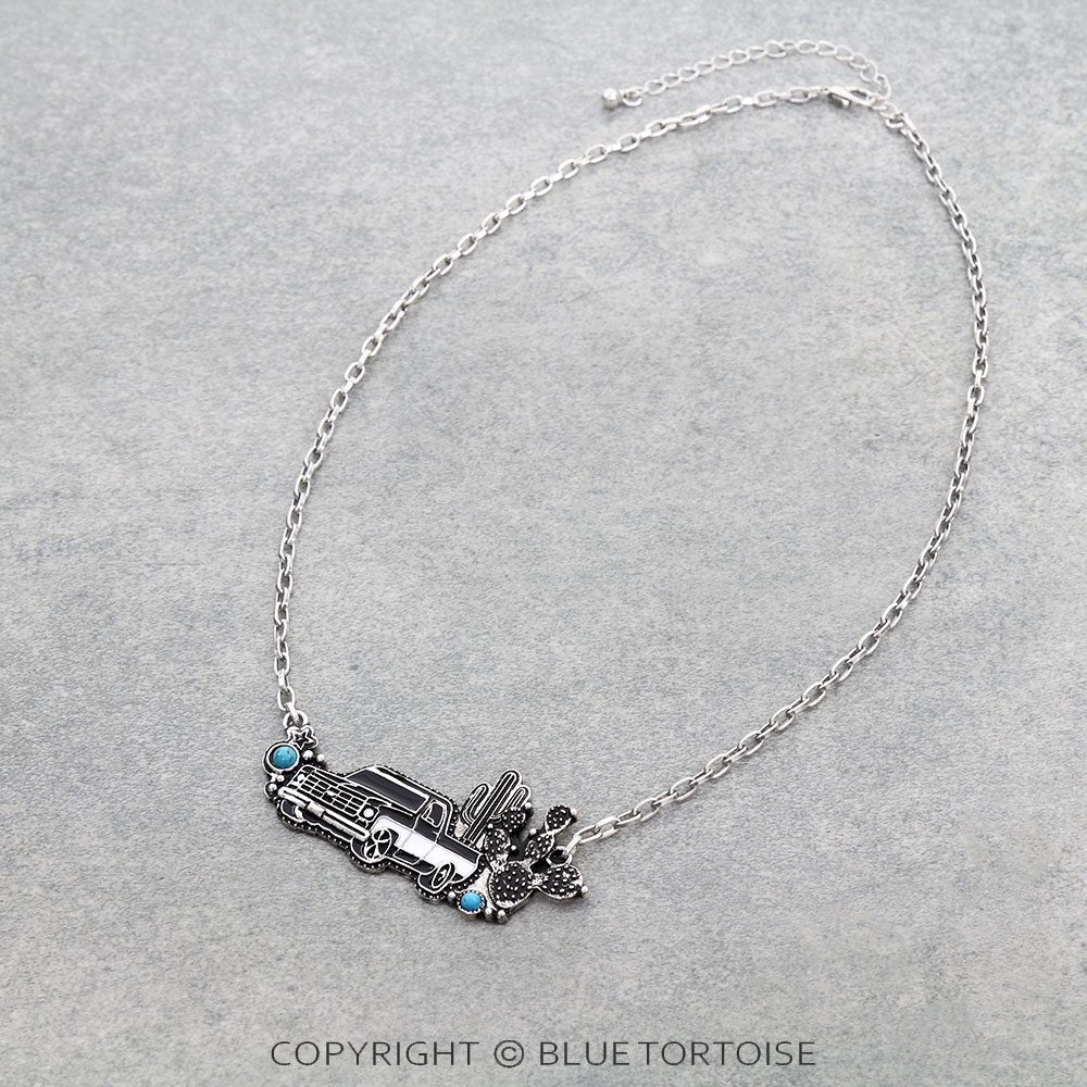 Western Scenery Truck Necklace - Image 3
