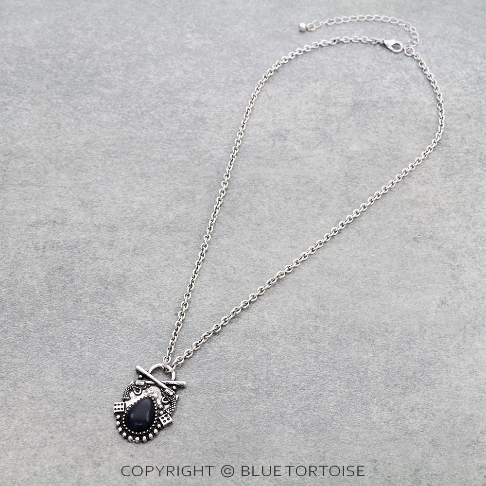 Western Pistol Stone Necklace - Image 3