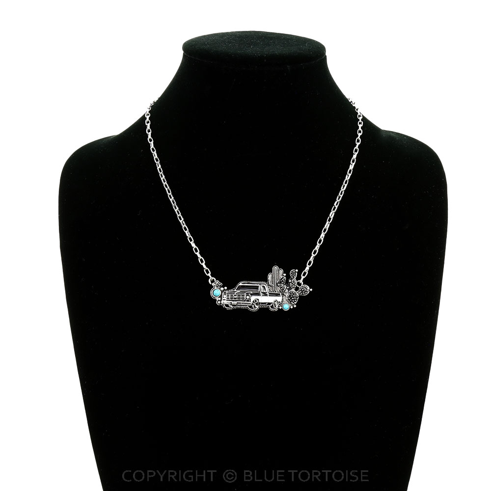 Western Scenery Truck Necklace - Image 2