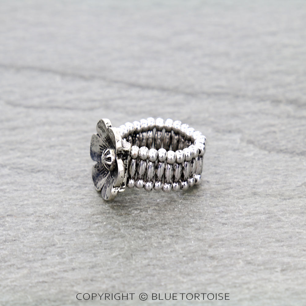 Western Flower Stretch Ring - Image 2
