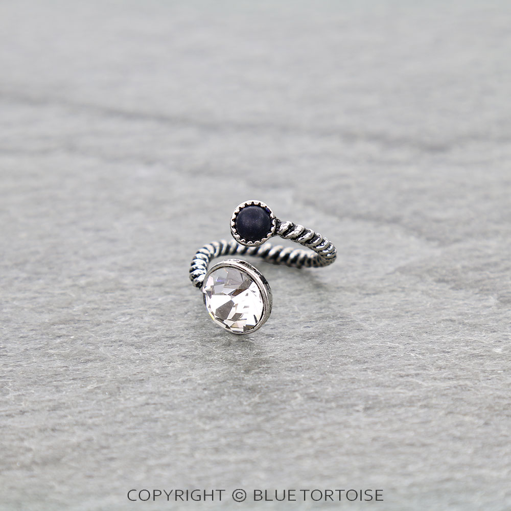 Western Stone Cuff Ring - Image 2