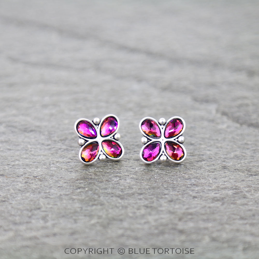 Superior Flower Stud Earrings