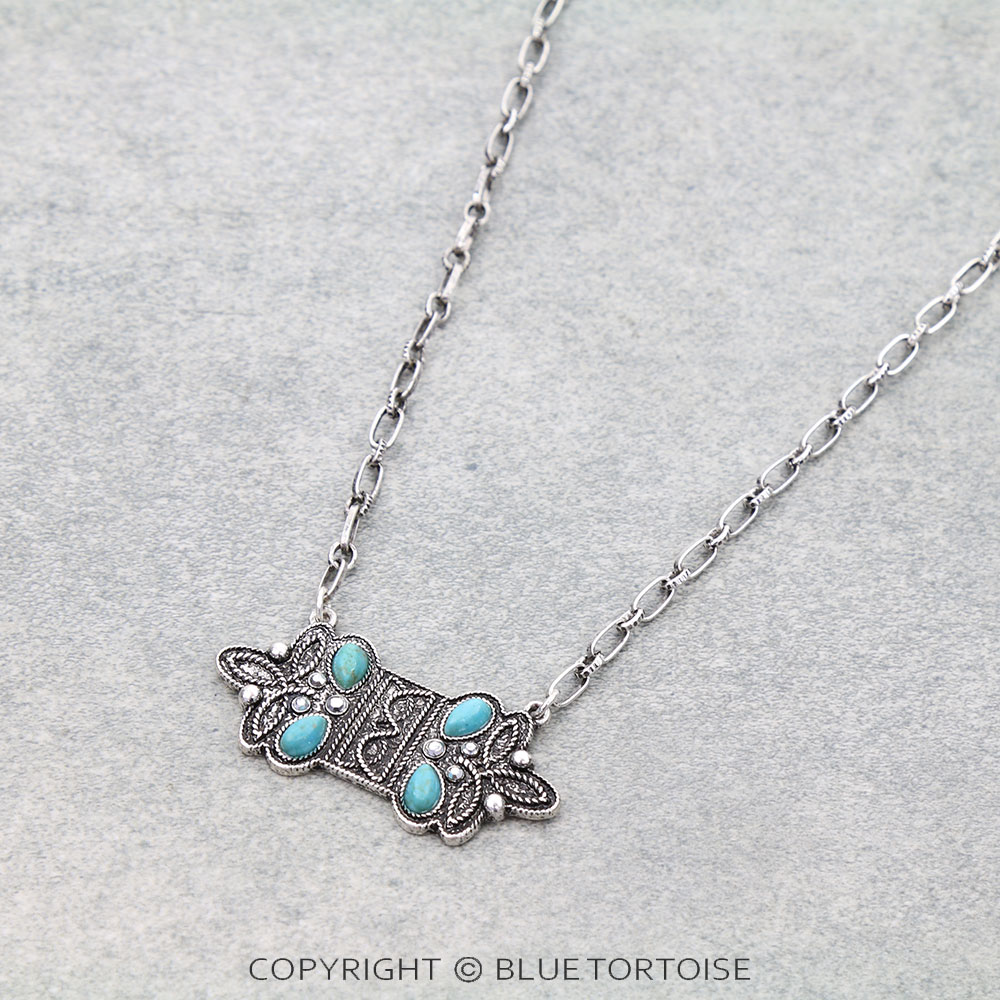 Western Boot Stitch Necklace - Image 3