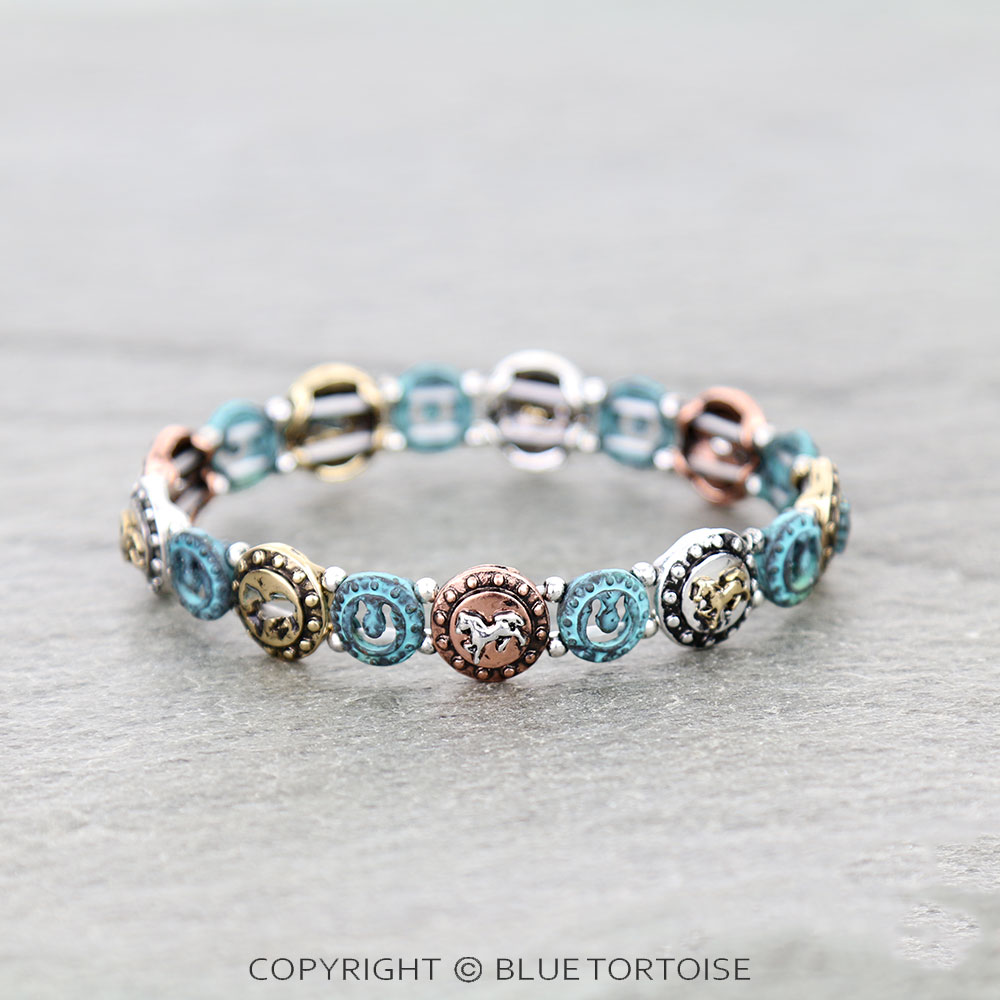 Western Horse Stretch Bracelet