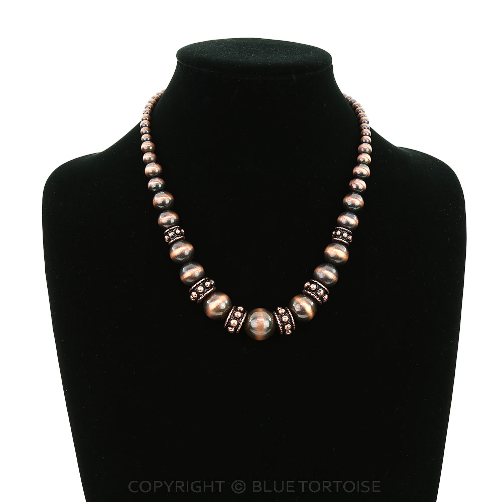Navajo Style Pearl Necklace - Image 2