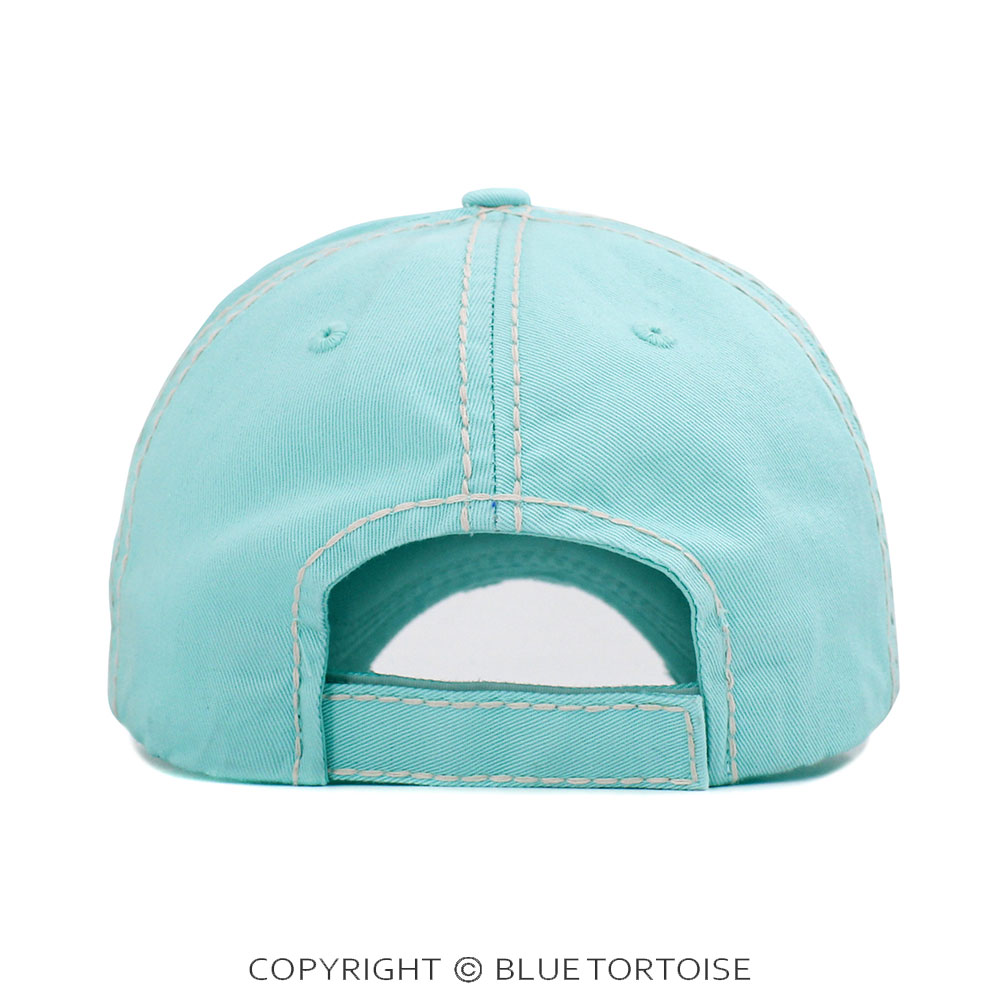 "Walk By Faith" Washed Vintage Ball Cap - Image 3