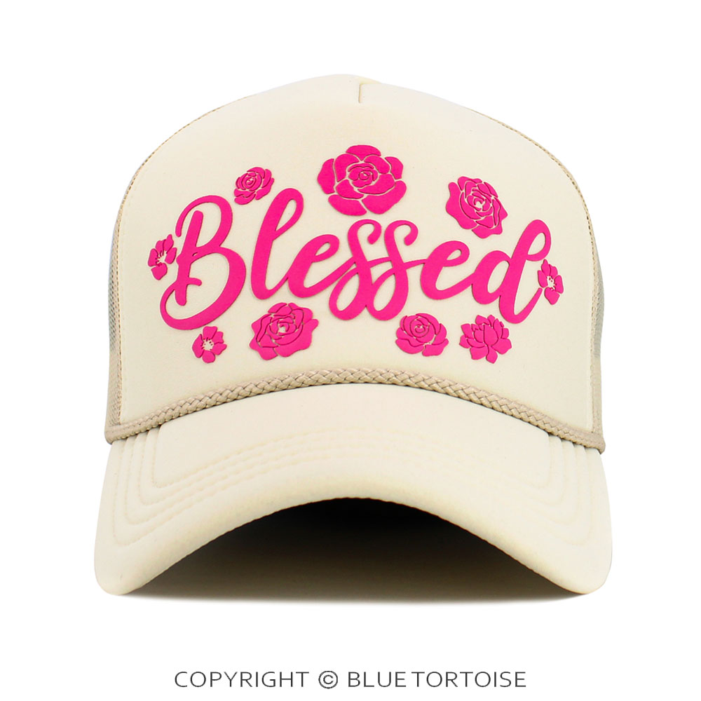 "Blessed" Foam Trucker Mesh Cap