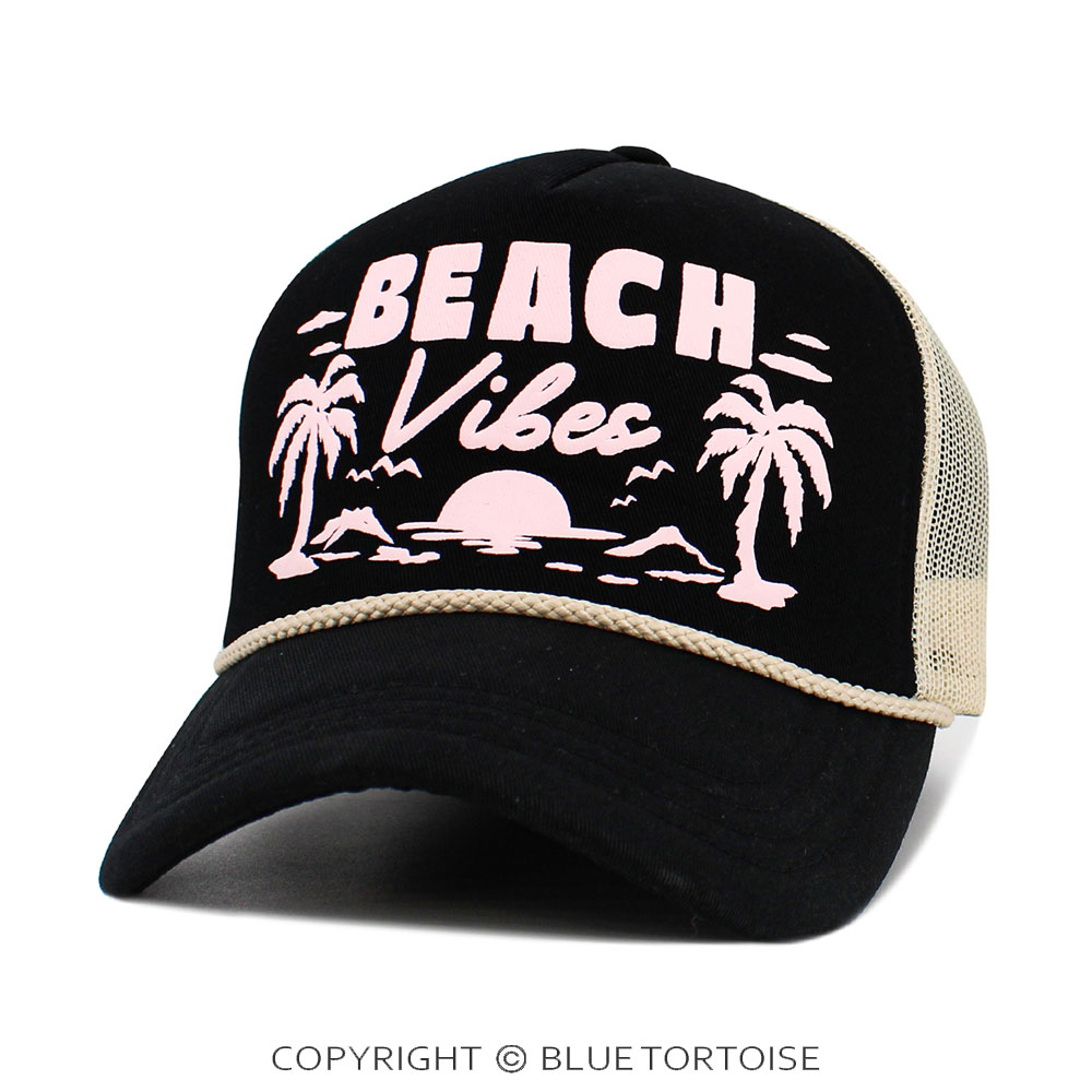 "Beach Vibes" Foam Trucker Mesh Cap - Image 2