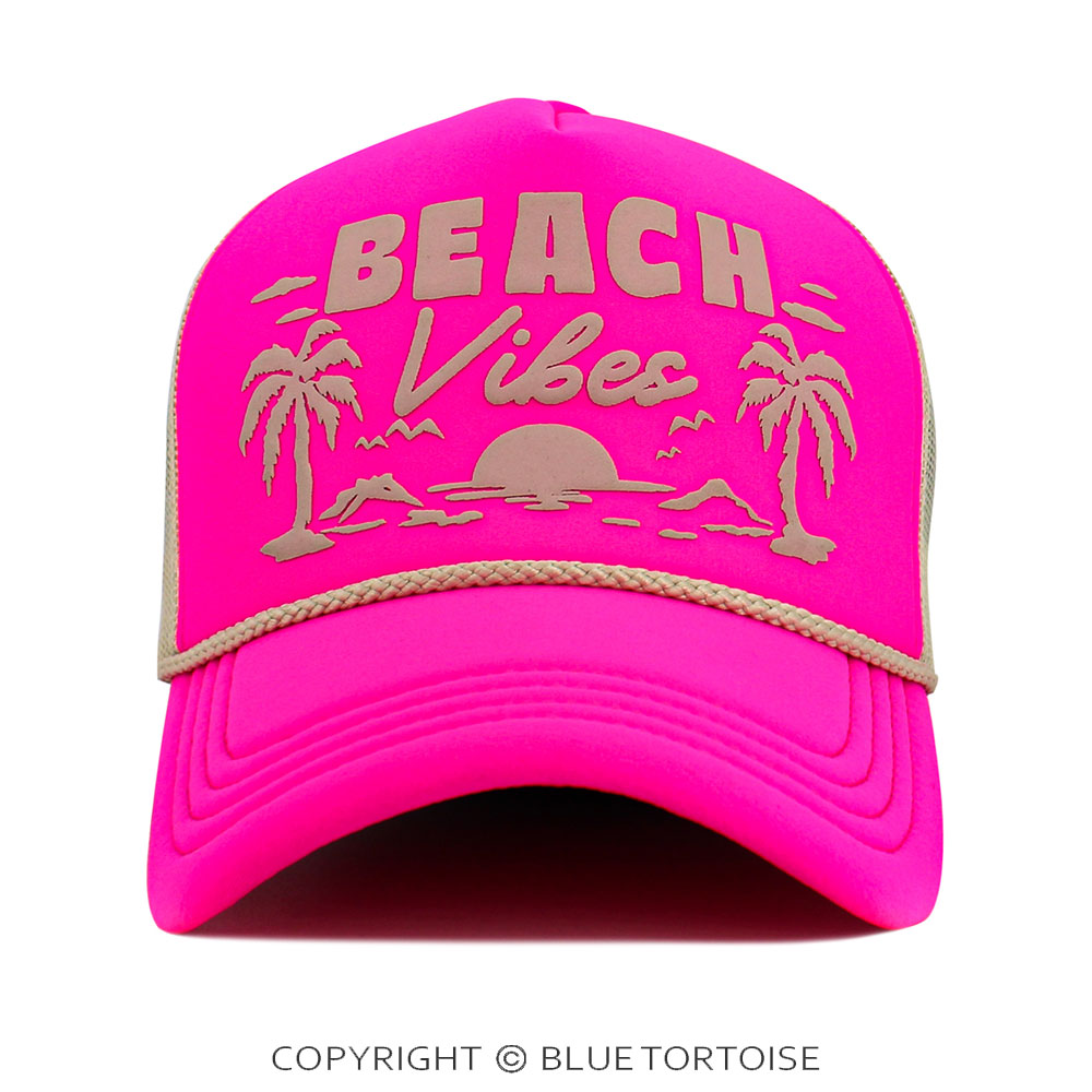 "Beach Vibes" Foam Trucker Mesh Cap
