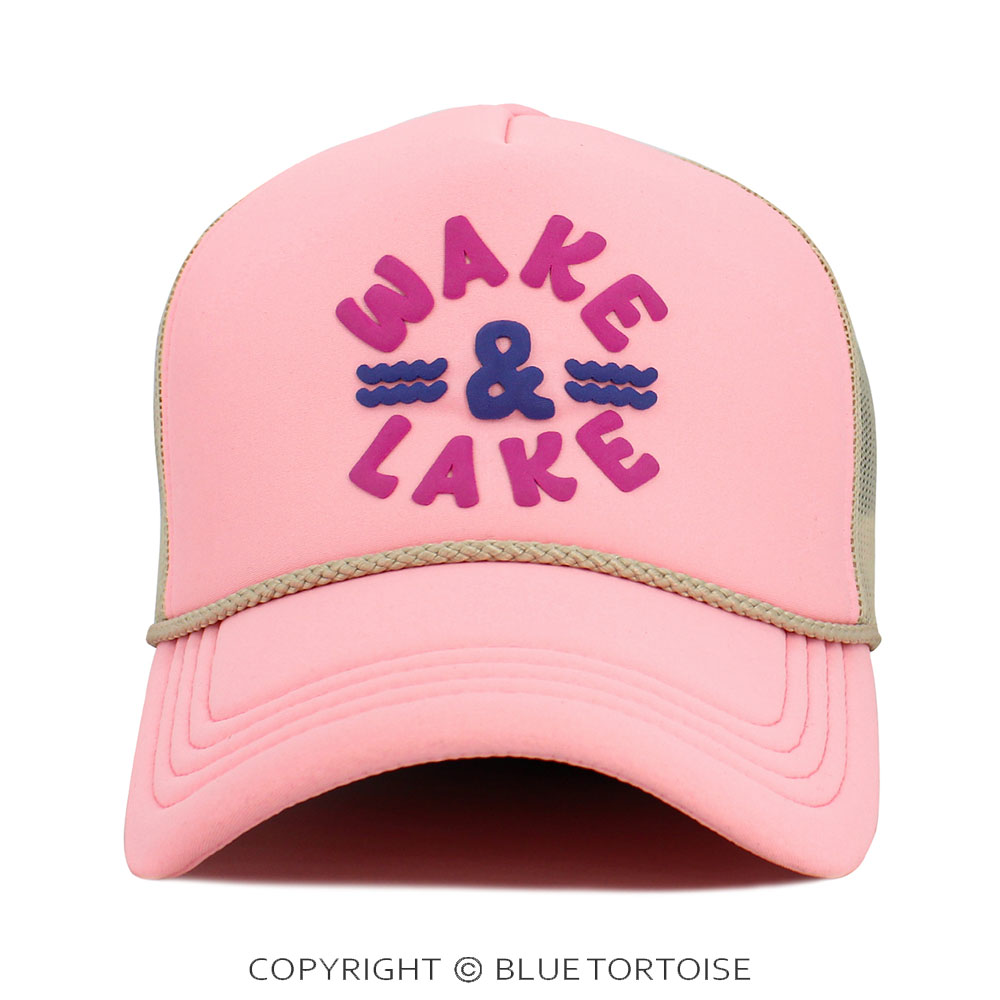"Wake and Lake" Foam Trucker Mesh Cap