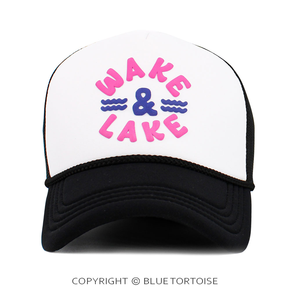"Wake and Lake" Foam Trucker Mesh Cap