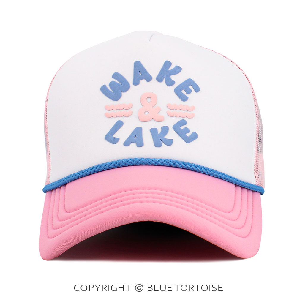 "Wake and Lake" Foam Trucker Mesh Cap