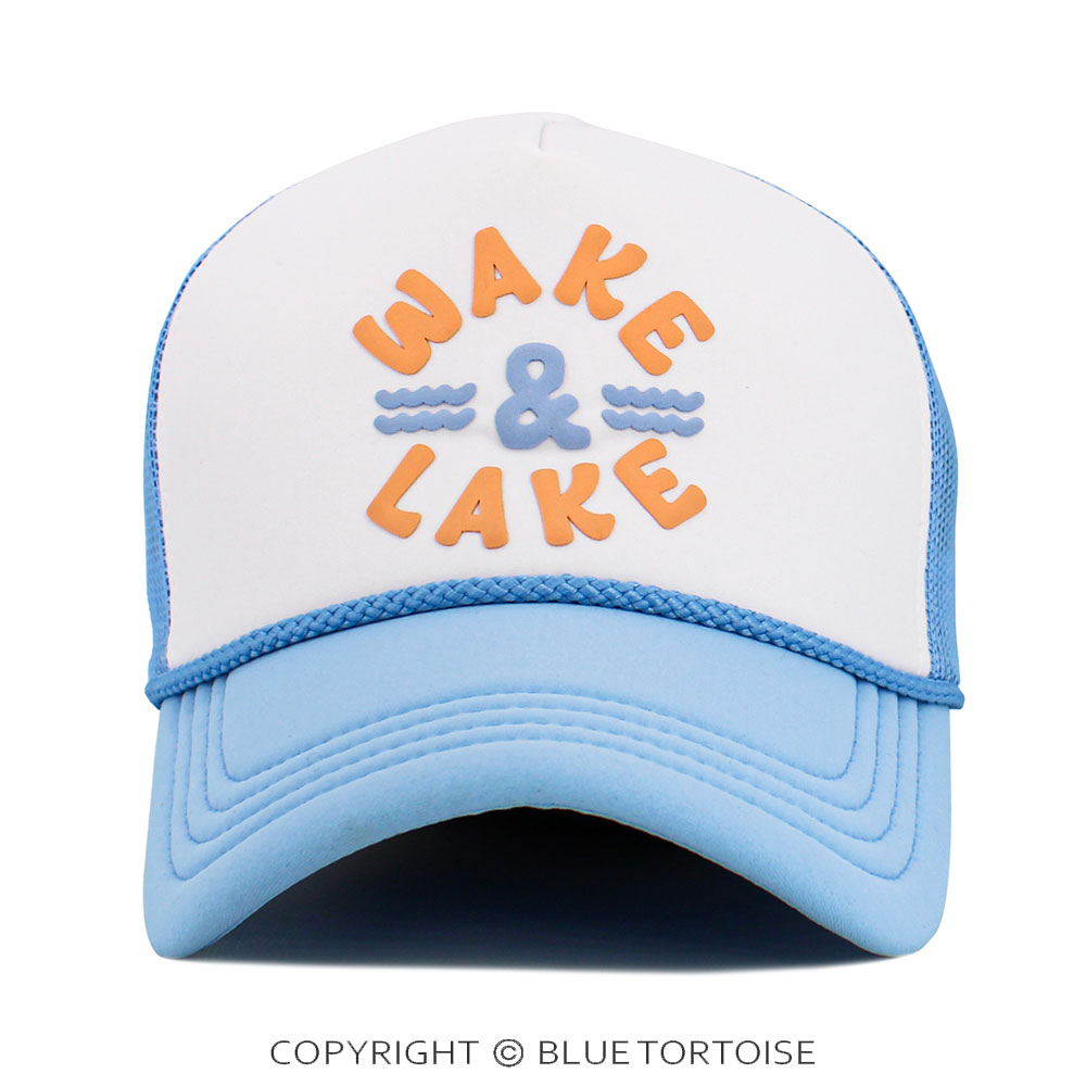 "Wake and Lake" Foam Trucker Mesh Cap