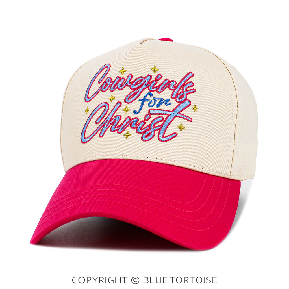 "Cowgirls For Christ" Five Panel Baseball Cap - Image 2