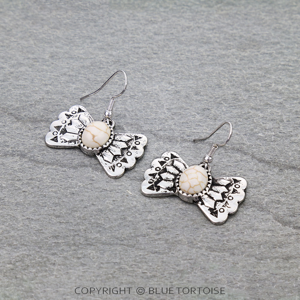 Western Mini Bow Dangle Earrings