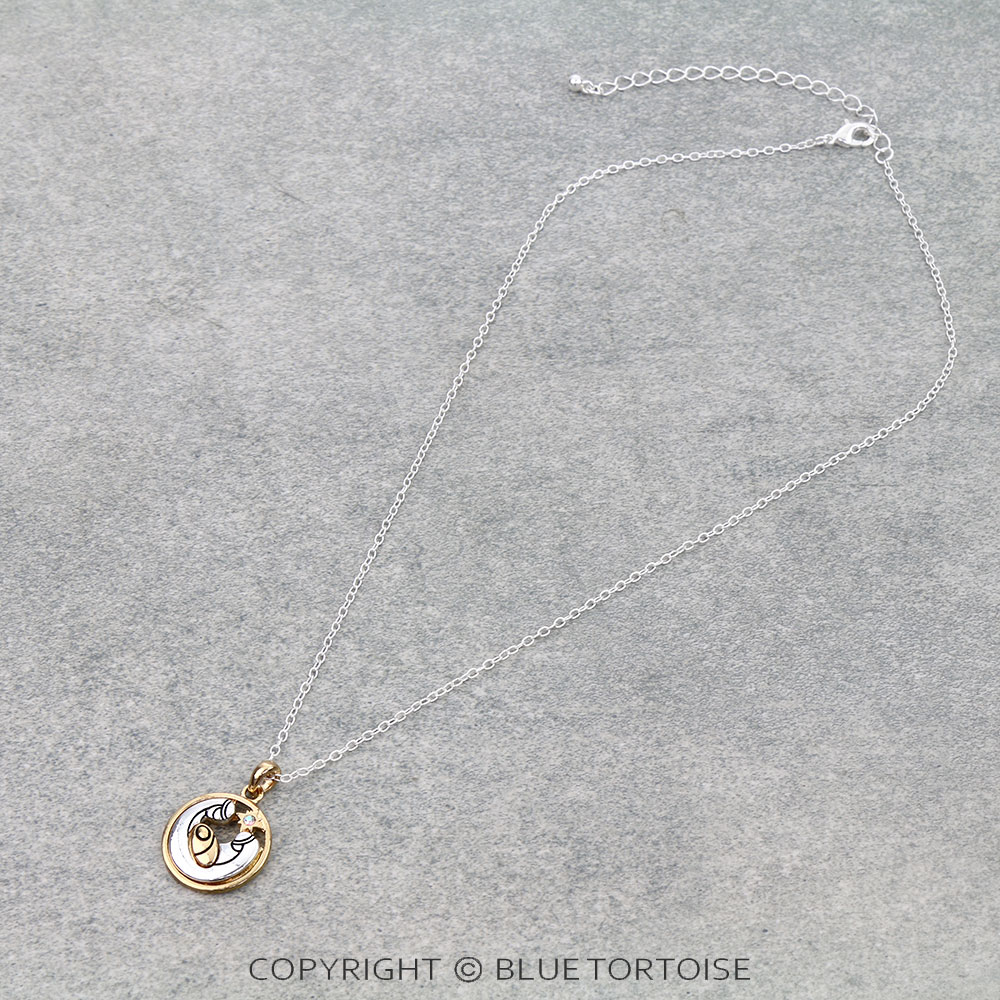 Nativity Cutout Pendant Necklace