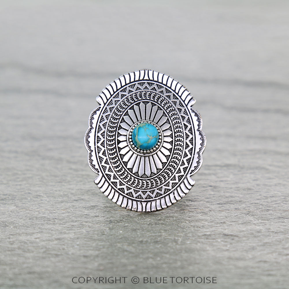Superior Concho Cuff Ring