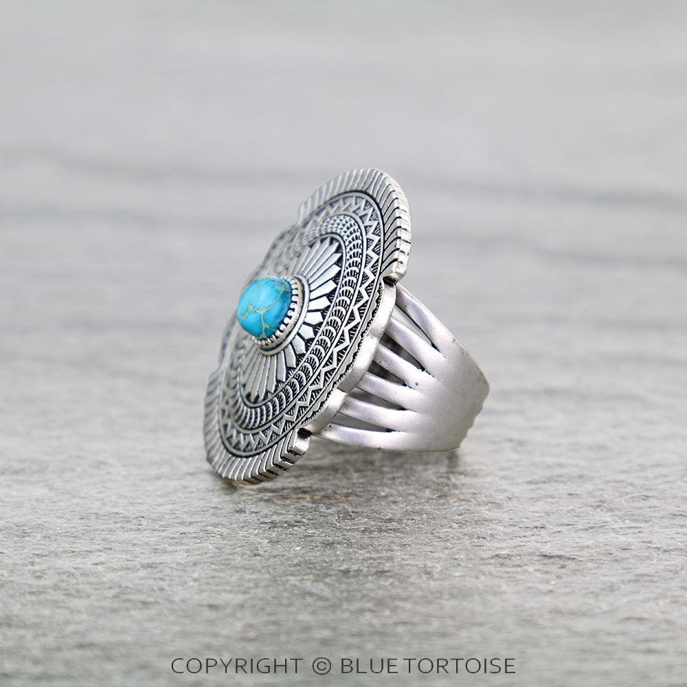 Superior Concho Cuff Ring - Image 2