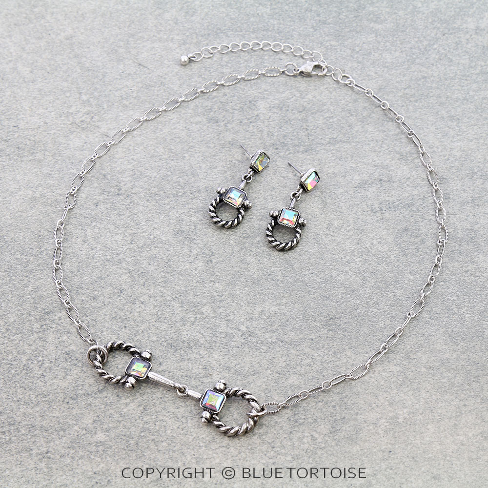 Western Rope TXR Horsebit Necklace Set