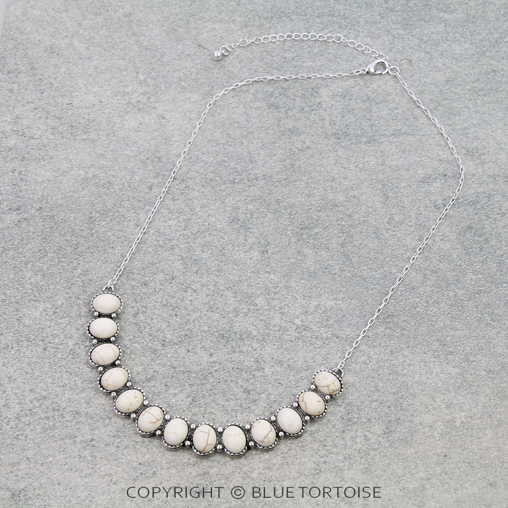 Western Smile Stone Necklace