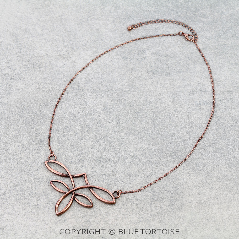 Western Boot Stitch Necklace