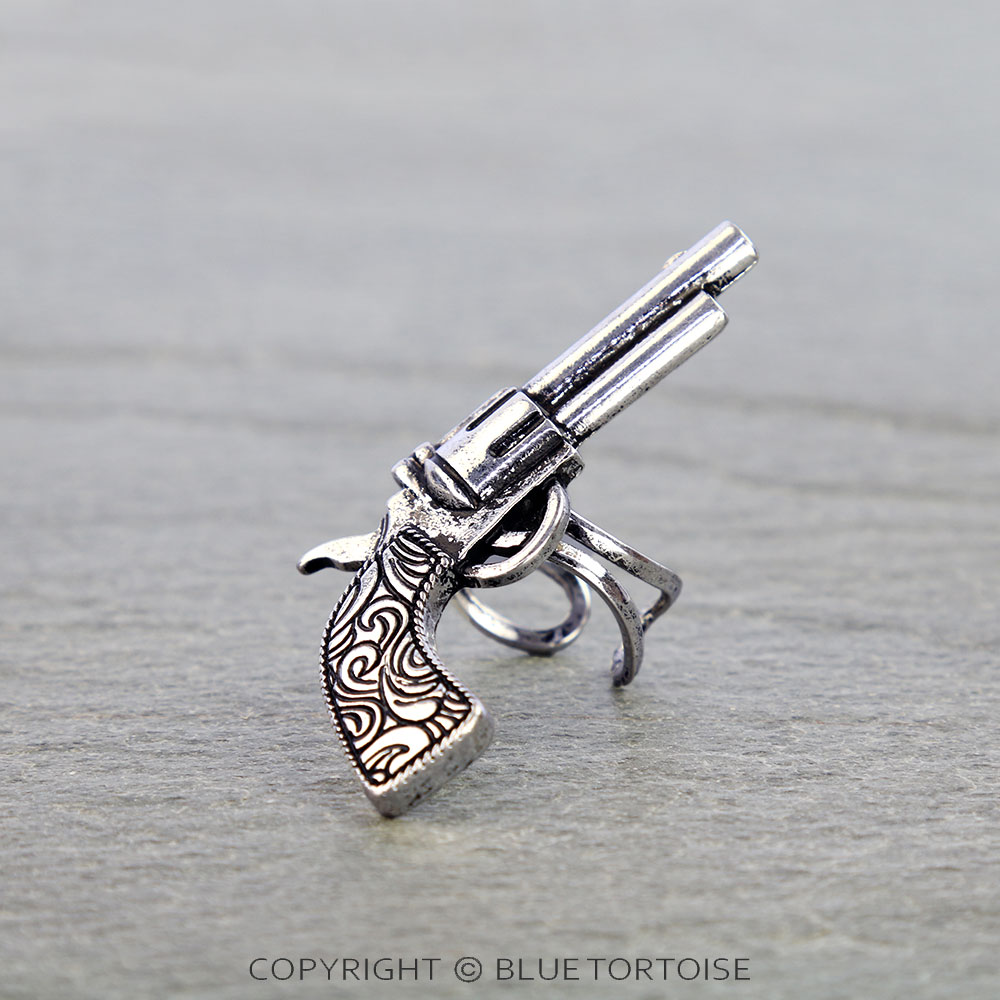 Western Pistol Cuff Ring - Image 2