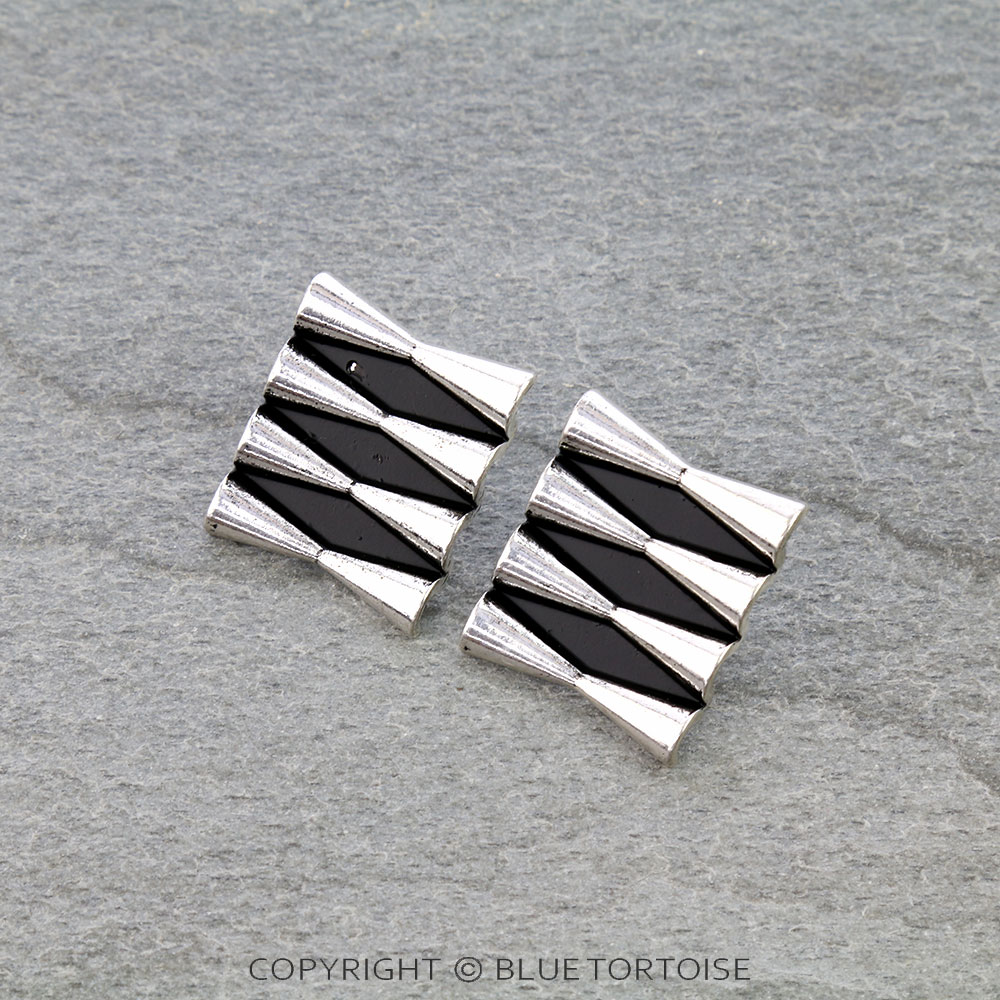 Western Pattern Stud Earrings