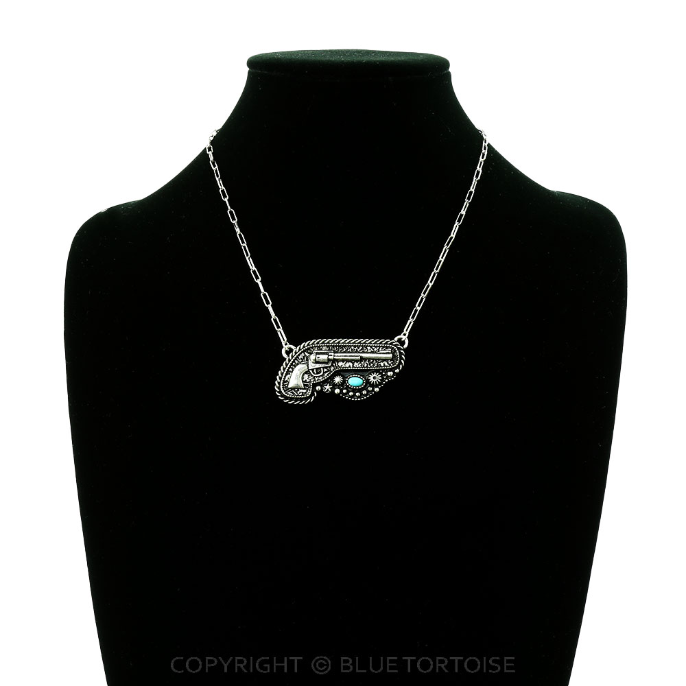 Western Pistol Necklace - Image 2