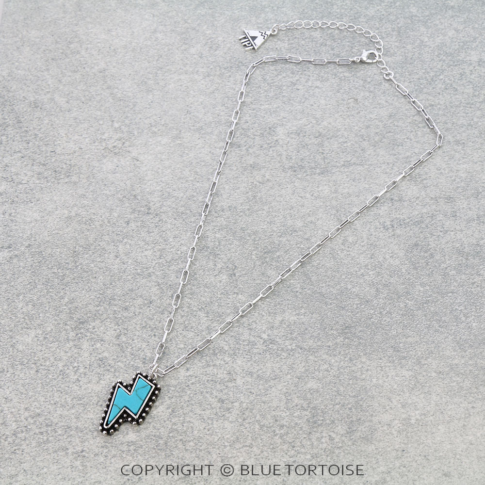Western Thunder Stone Necklace