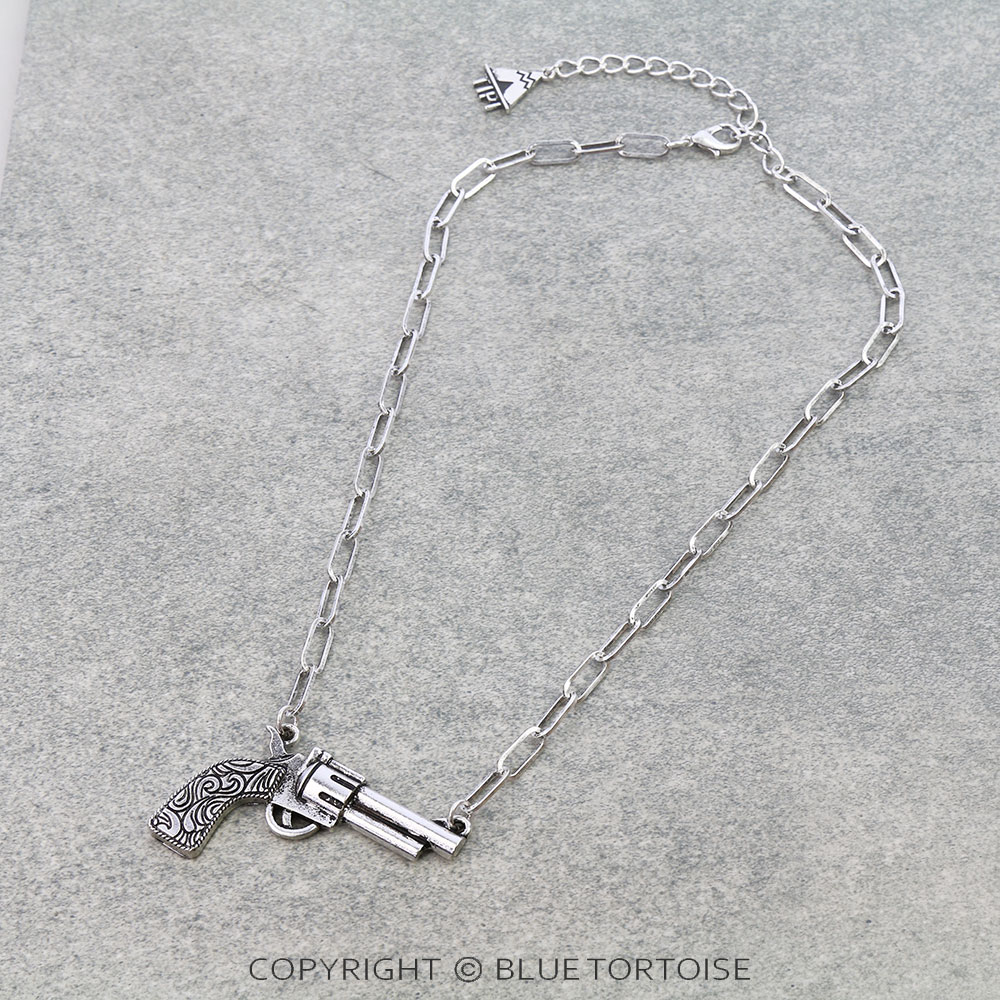 Western Pistol Necklace