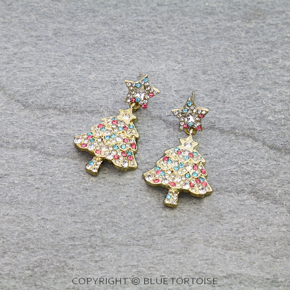Christmas Tree Stud Earrings