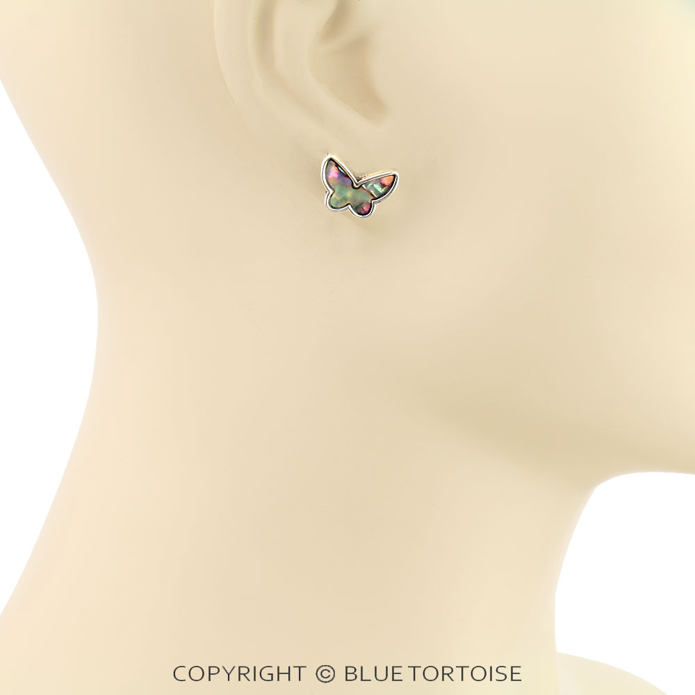 Western Butterfly Stud Earrings - Image 2