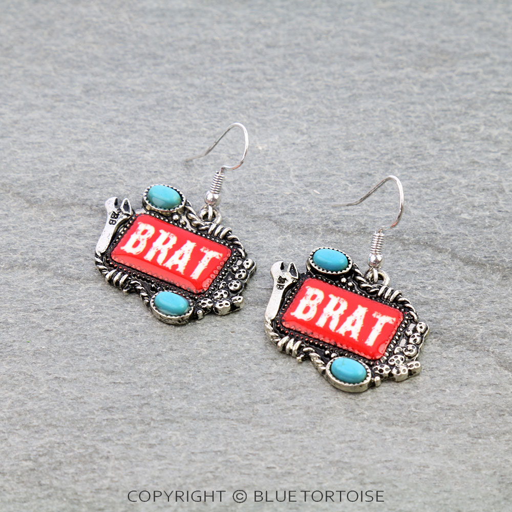 Western Brat Dangle Earrings