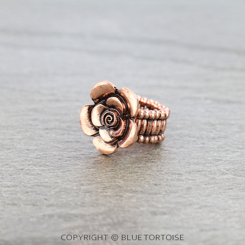 Western Flower Stretch Ring - Image 2