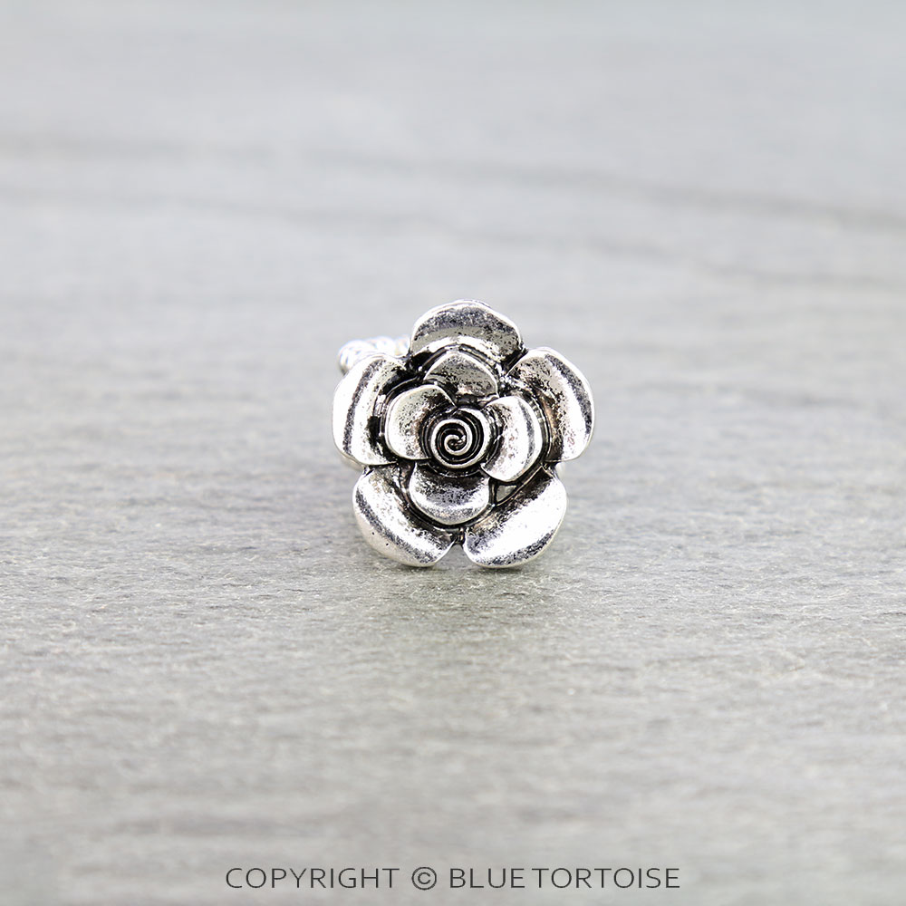 Western Flower Stretch Ring