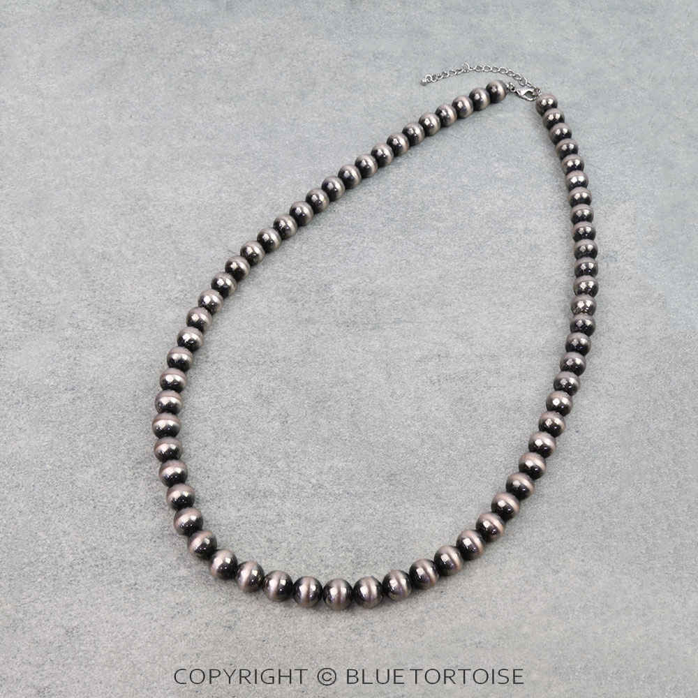 12MM Navajo Style Pearl Necklace