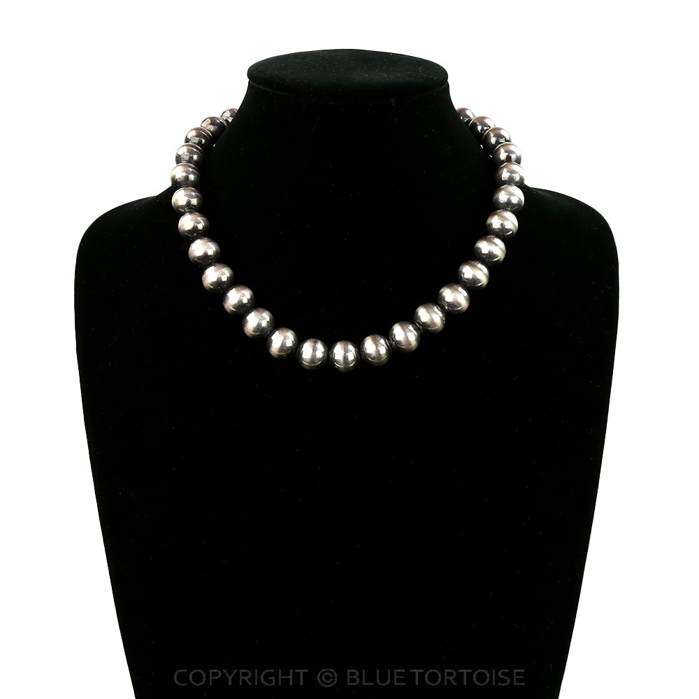 14MM Navajo Style Pearl Necklace - Image 2