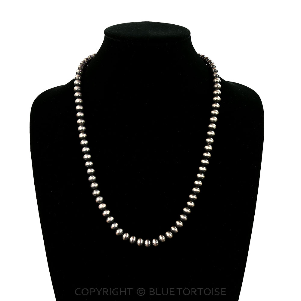 8MM Navajo Style Pearl Necklace - Image 2