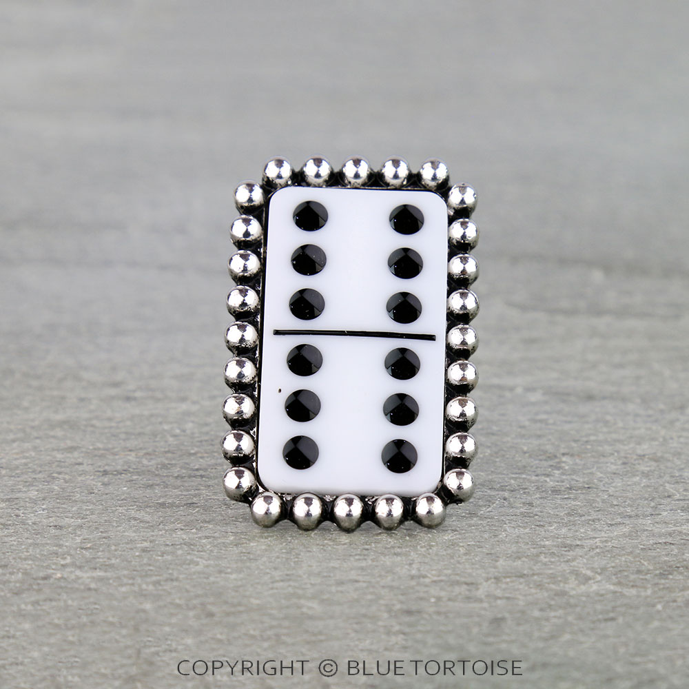 Western Domino Cuff Ring